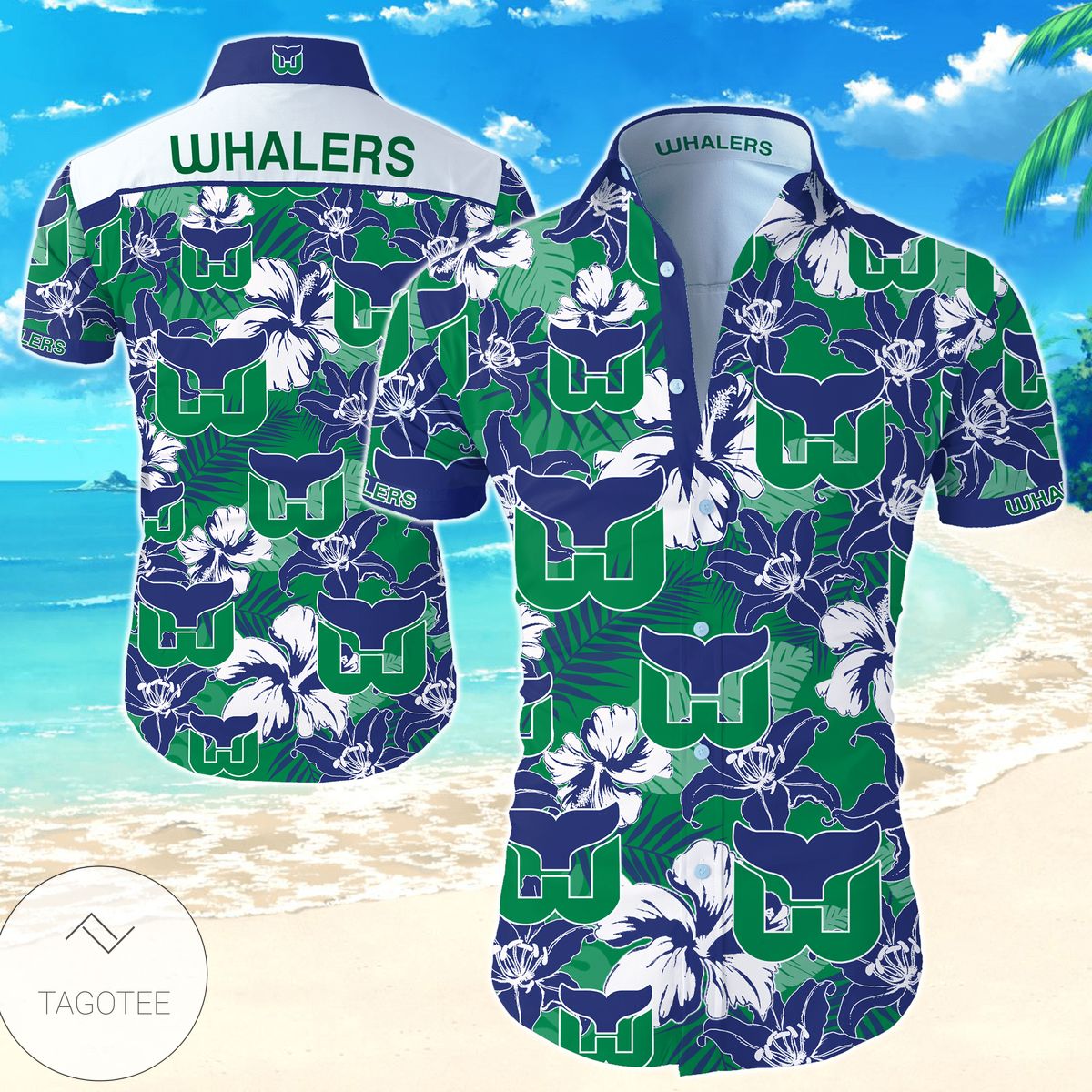 Nhl Kansas City Scouts Hawaiian Shirt