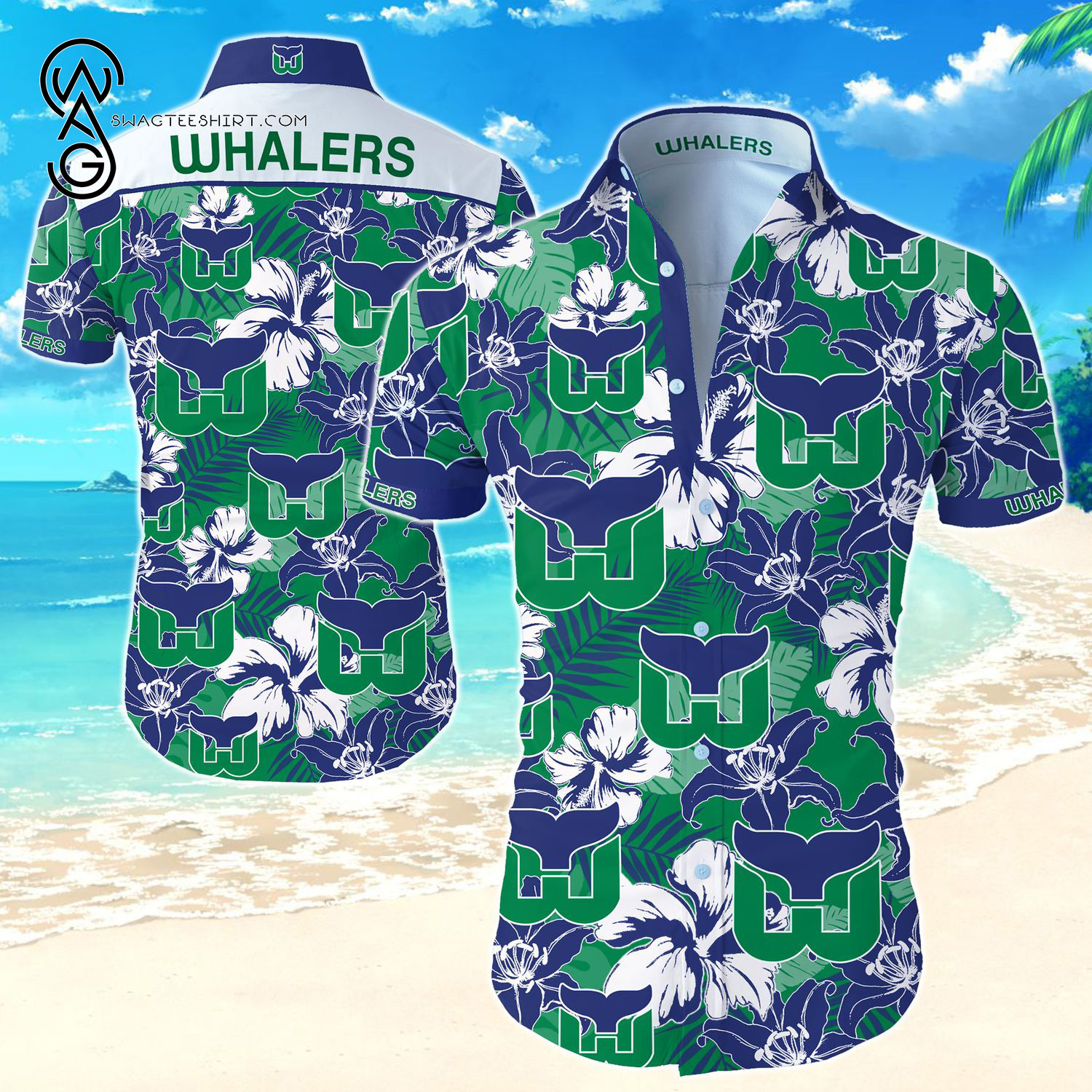 NHL Cleveland Barons Summer Vibes Hawaiian Shirt