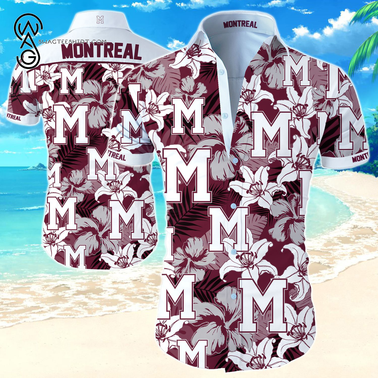 NHL Montreal Wanderers Summer Vibes Hawaiian Shirt