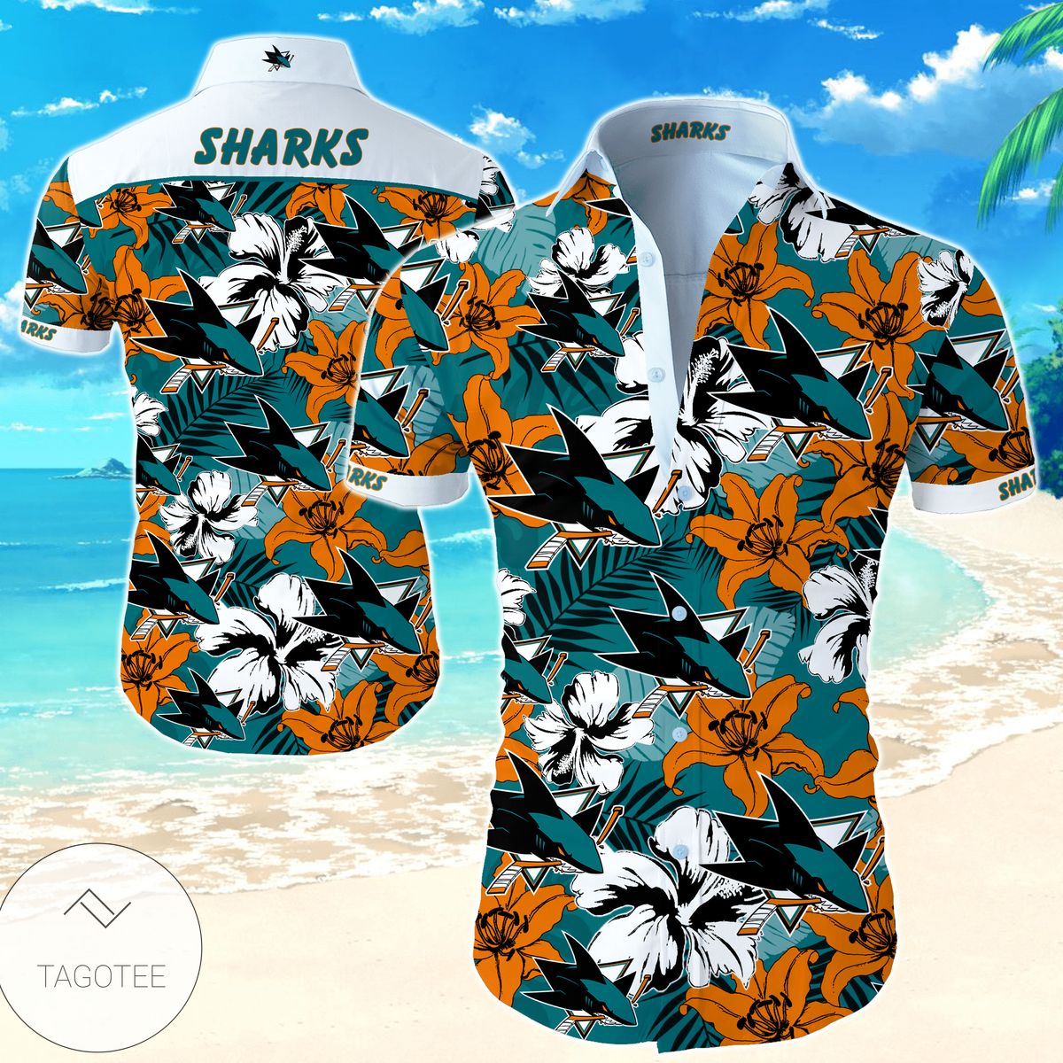 Nhl San Jose Sharks Authentic Hawaiian Shirt 2022