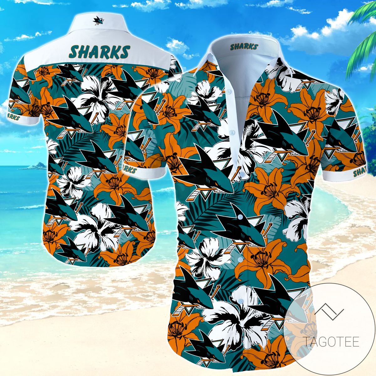 Nhl San Jose Sharks Authentic Hawaiian Shirt 2022