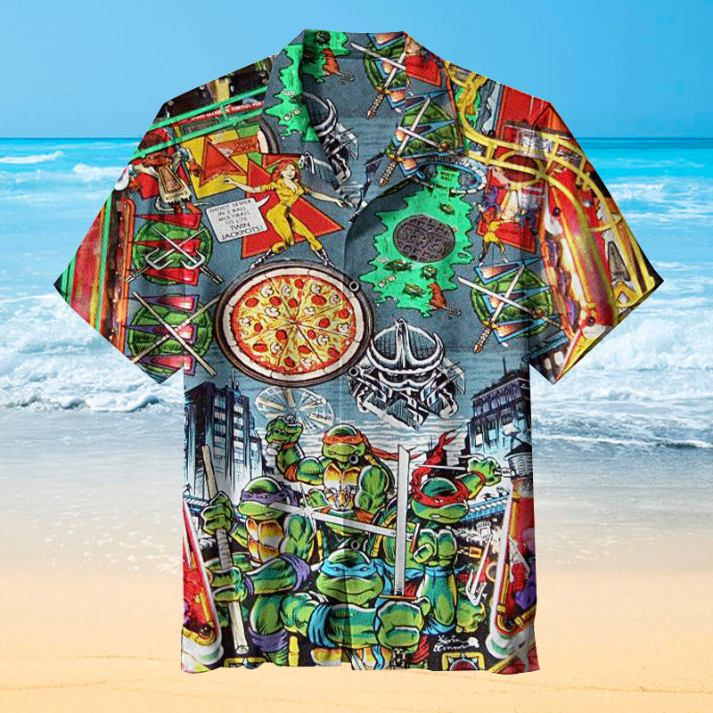 Ninja Turtles Collage Hawaiian Shirt