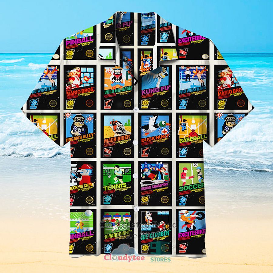 Nintendo Game Characters Collection Casual Hawaiian Shirt