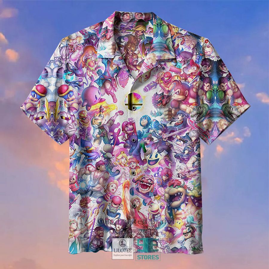 Nintendo Hawaiian Shirt, Shorts