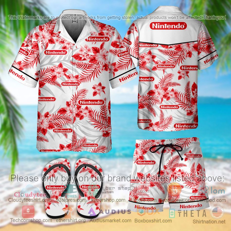 Nintendo Game Characters Collection Casual Hawaiian Shirt