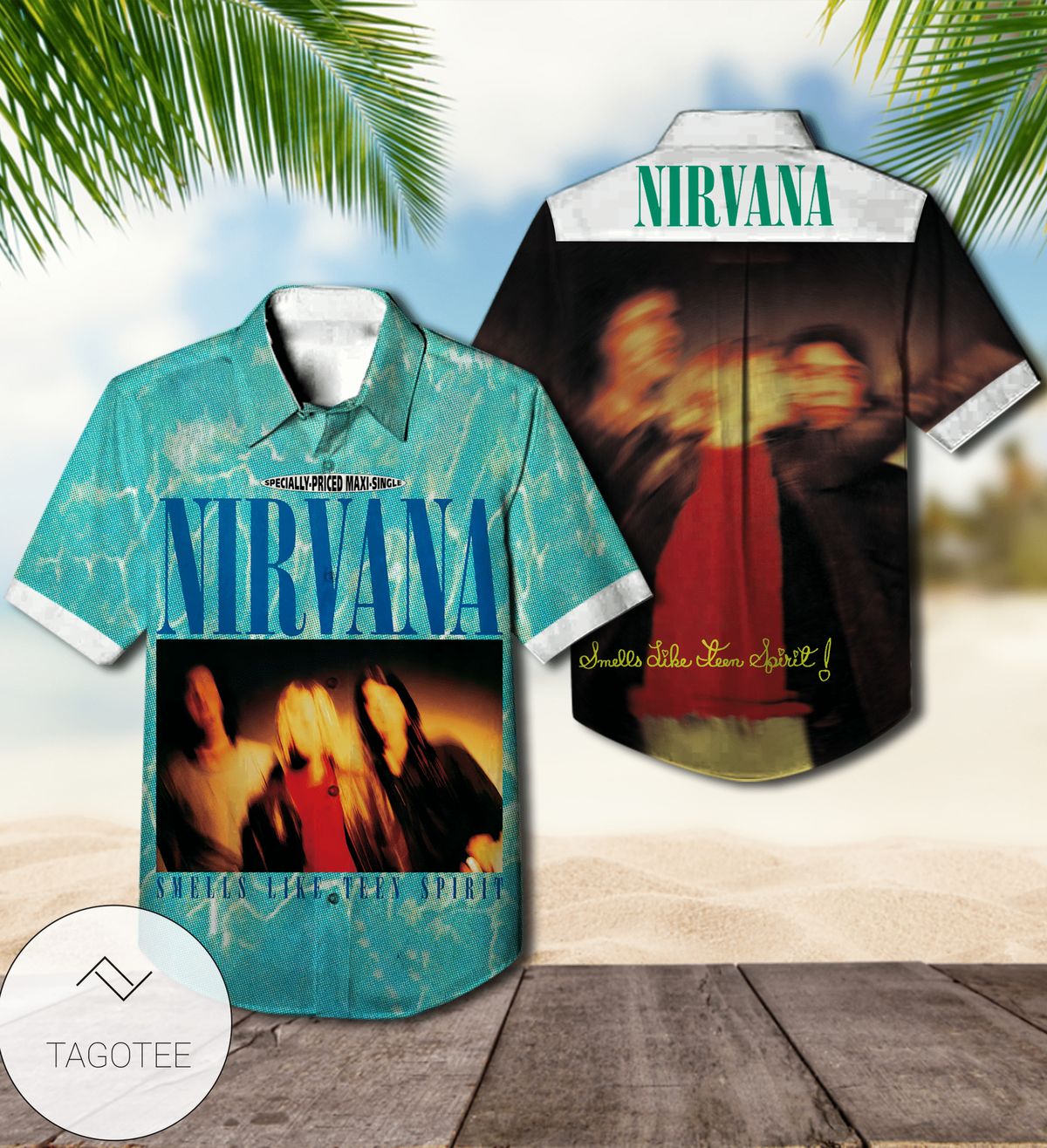 Nirvana Nevermind Album Cover Hawaiian Shirt