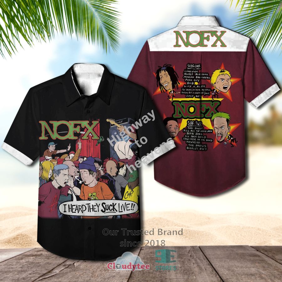 NOFX Band 45 or 46 Songs Album Hawaiian Shirt