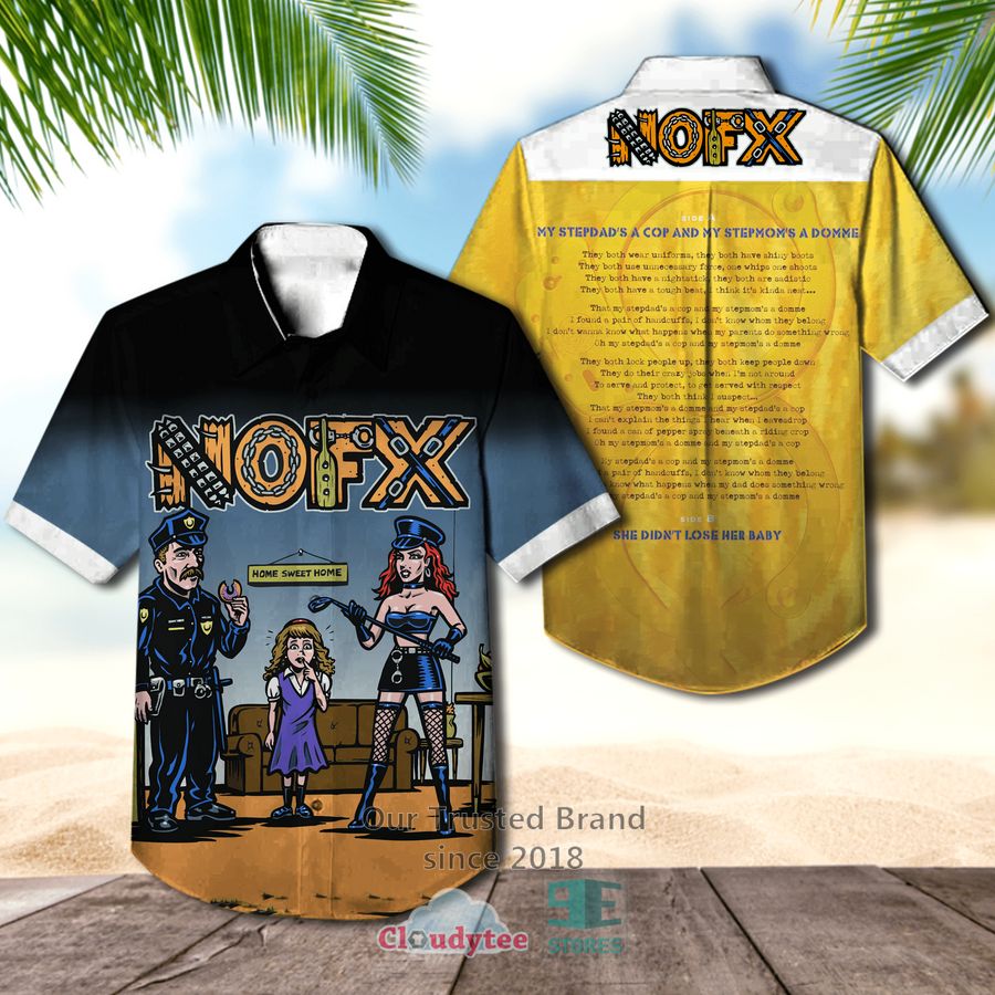 NOFX Band Liberal Animation Album Hawaiian Shirt