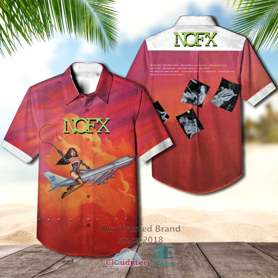 NOFX Band The Greatest Songs Ever Written Album Hawaiian Shirt