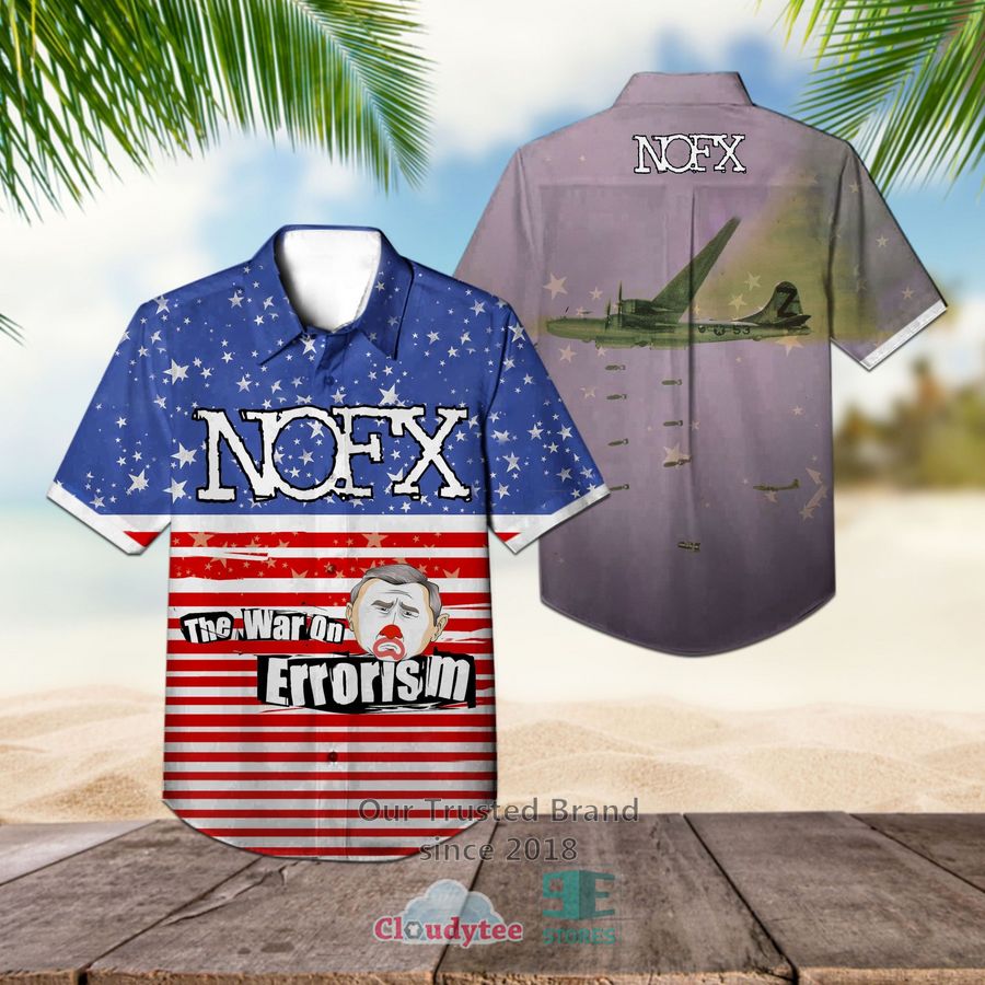 NOFX Band The War on Errorism Album Covers Hawaiian Shirt