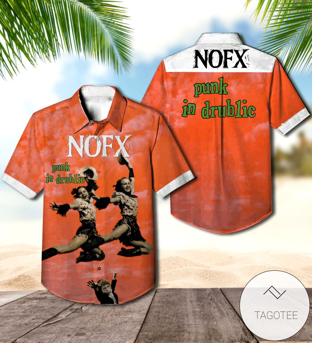 Nofx Regaining Unconsciousness Ep Cover Hawaiian Shirt