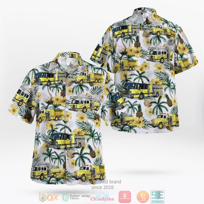 North Bellmore Nassau County New York North Bellmore Fire Department Rinky Dinks Drill Team Hawaiian Shirt