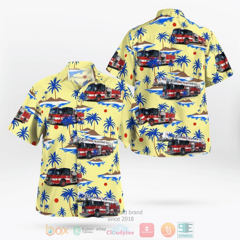 Norfolk Southern Railway Hawaiian Shirt