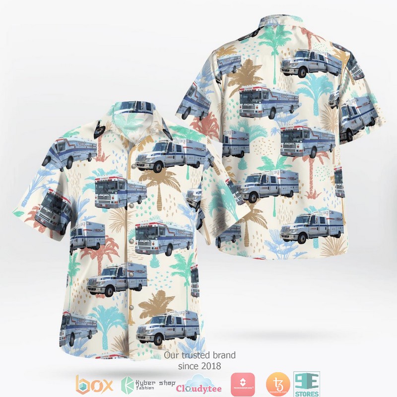 North Carolina Onslow County Emergency Services 3D Hawaii Shirt