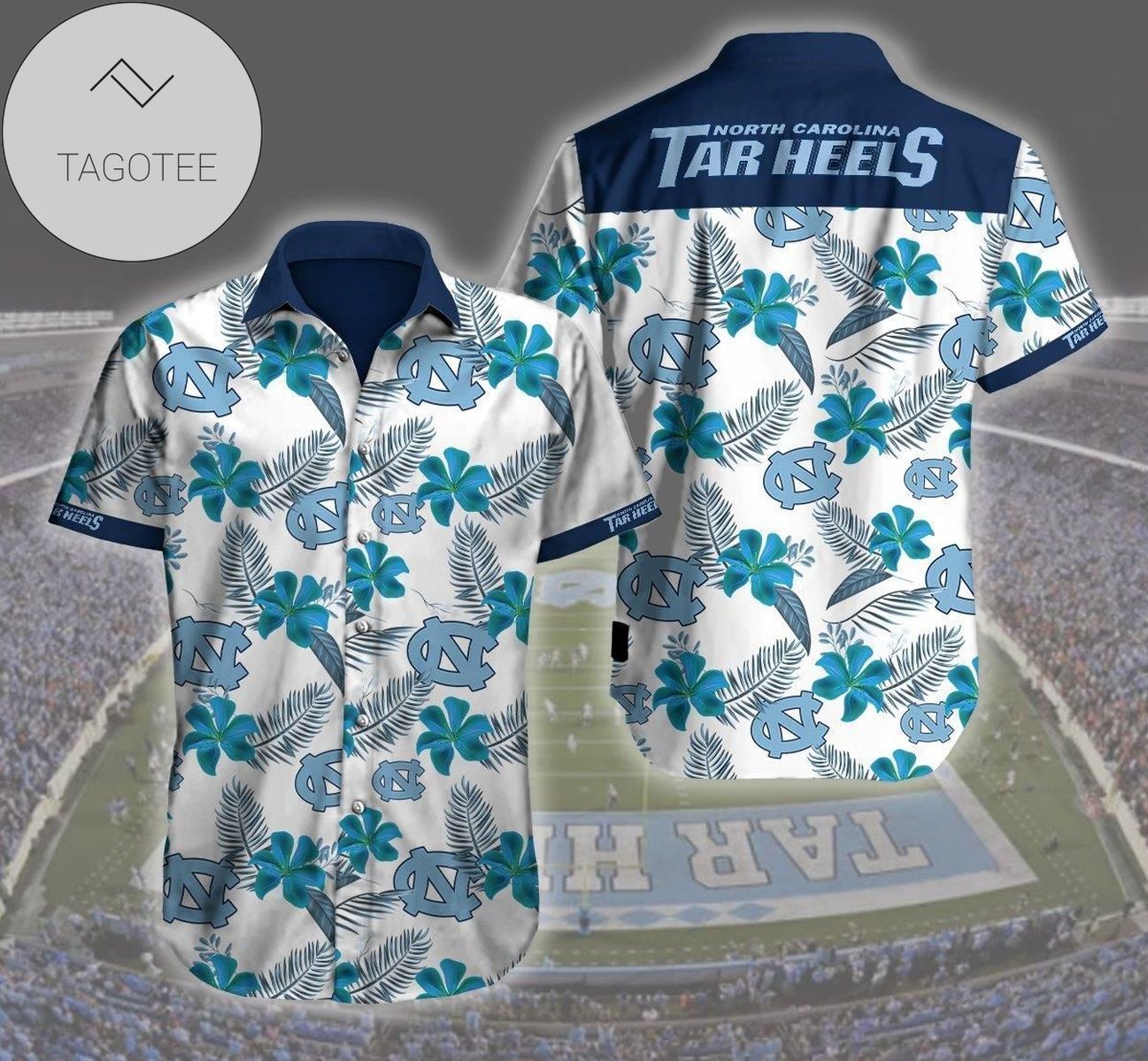 North Carolina Tar Heels Eagles Hawaii 3d Shirt