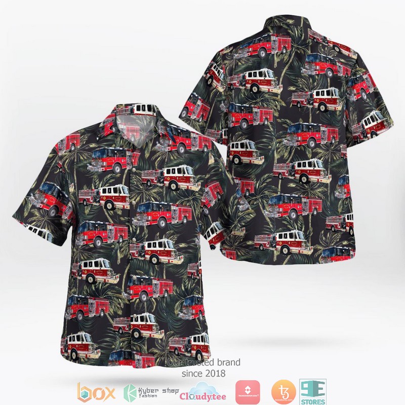 North Charleston South Carolina Charleston County Sheriff Office 2017 Ford Utility And Bell OH-58 Kiowa Hawaiian Shirt