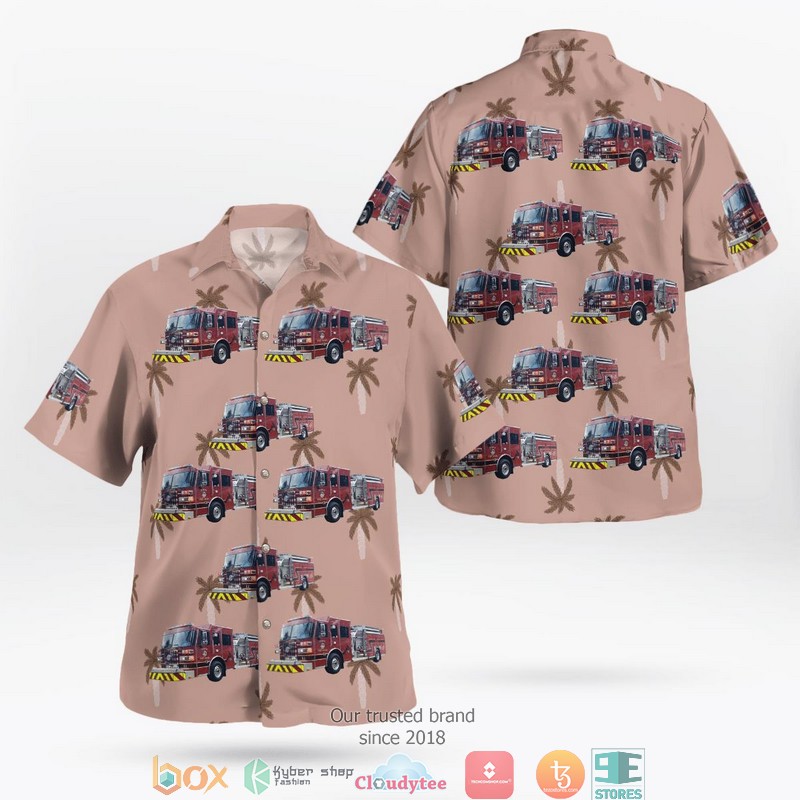 North Dakota Hawaiian Shirt, Short