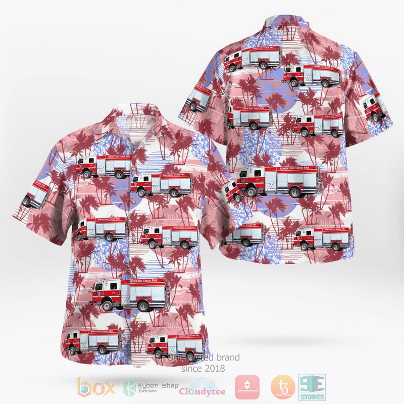 North Little Rock Fire Department Arkansas Hawaiian shirt