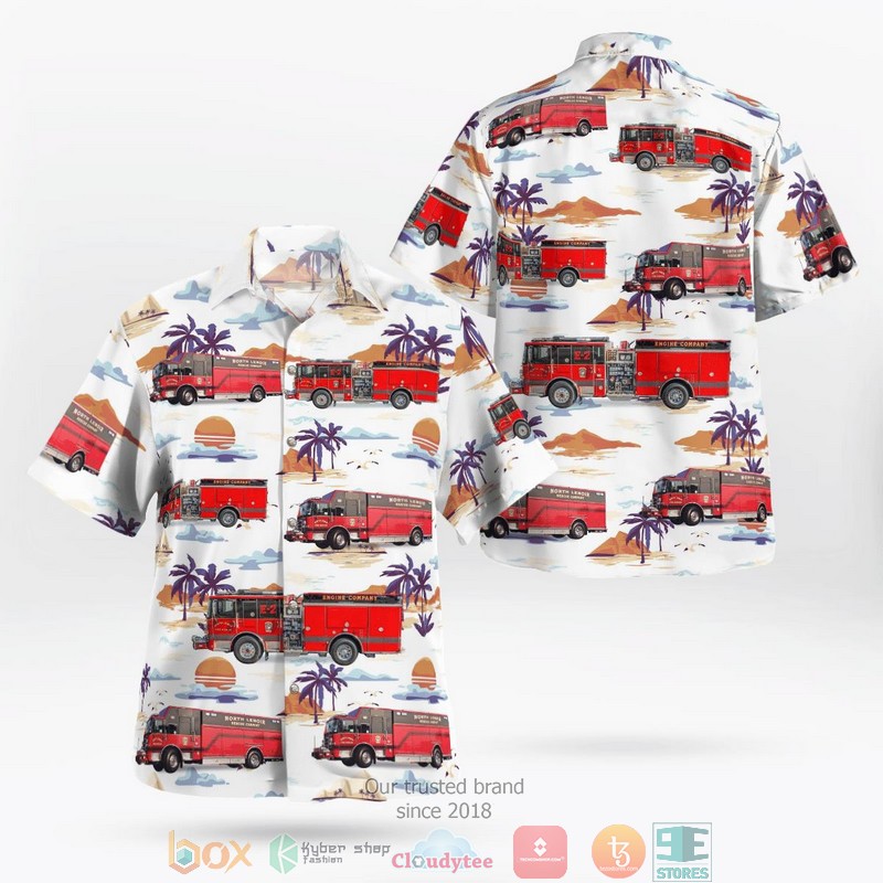 North Little Rock Fire Department Arkansas Hawaiian shirt