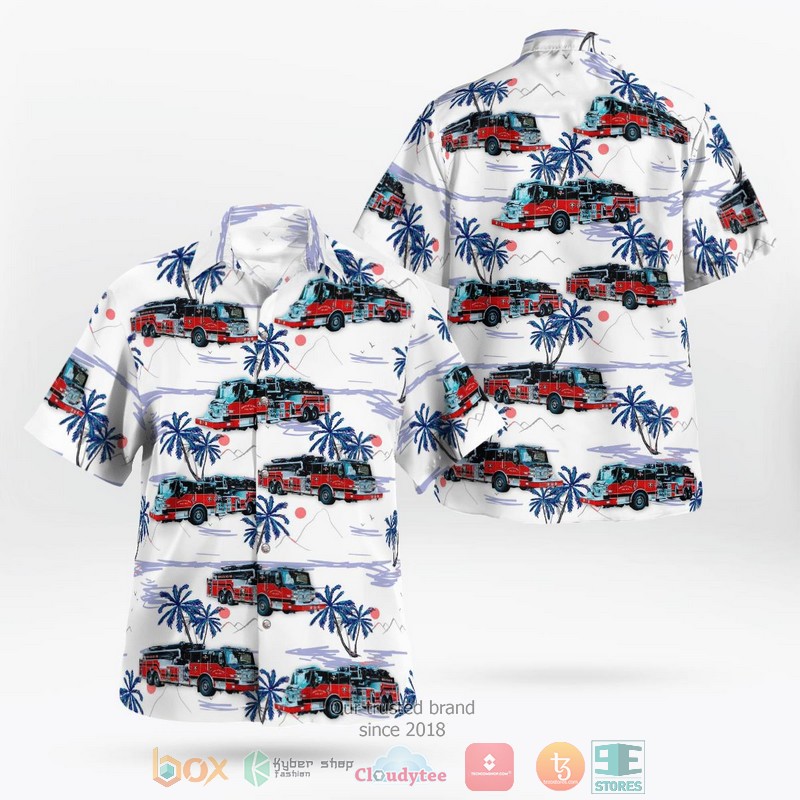 North Lenoir Fire & Rescue Hawaii 3D shirt