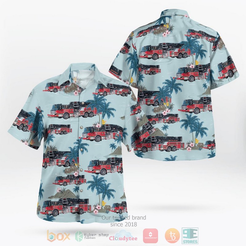 North Lenoir Fire & Rescue Hawaii 3D shirt