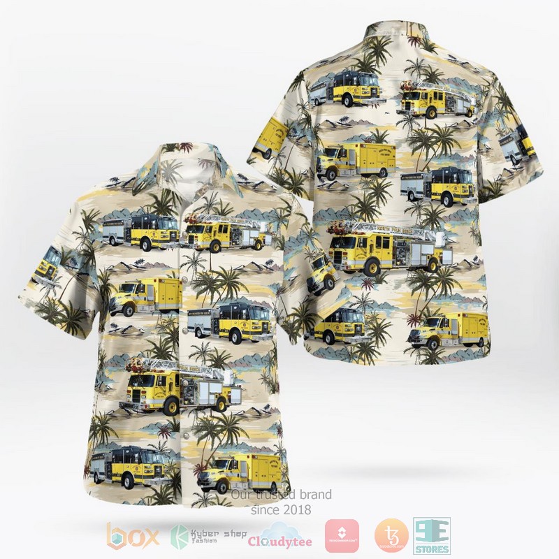 North Little Rock Fire Department Hawaiian Shirt