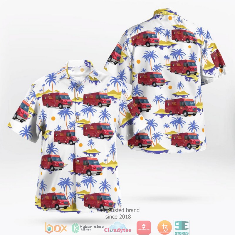 North River Fire District Florida Hawaiian Shirt