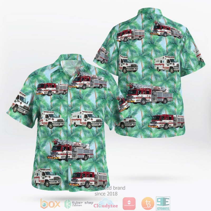 North Palm Beach Palm Beach County Florida North Palm Beach Fire Department Hawaiian Shirt