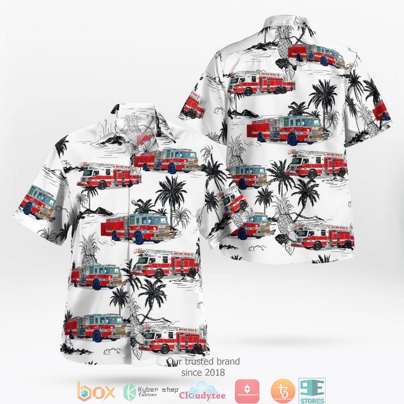 North River Fire District Florida Hawaiian Shirt