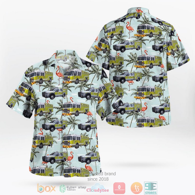 North Star Volunteer Fire Department Hawaiian Shirt