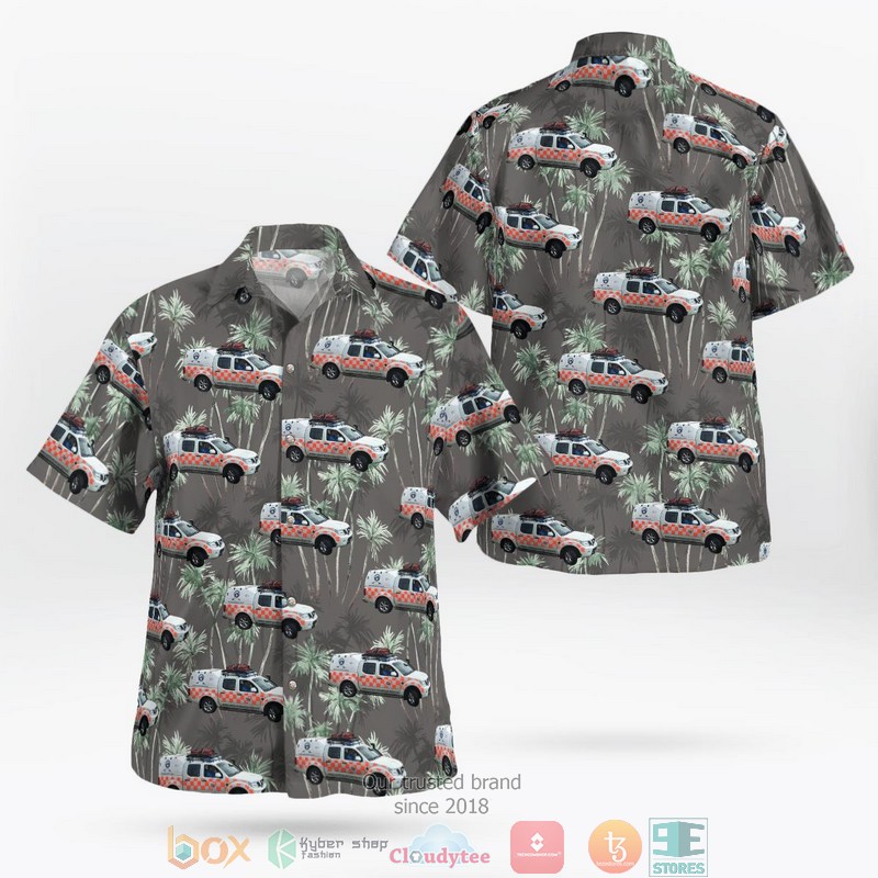 North River Fire District Fireboat Hawaiian shirt