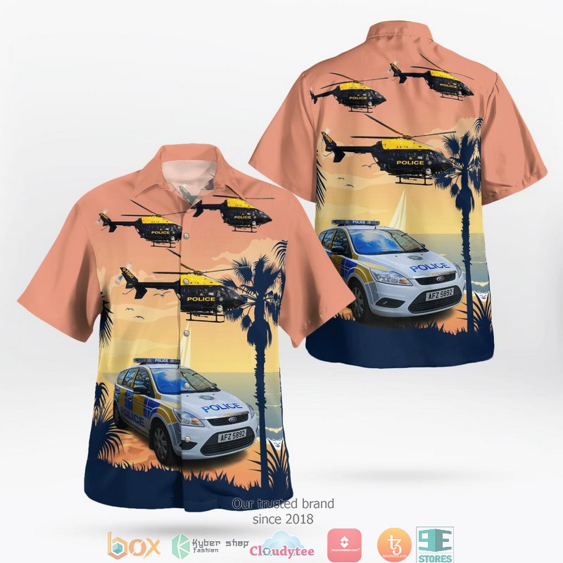 North West Ambulance Service NHS Trust NWAS Mercedes Sprinter Hawaiian Shirt