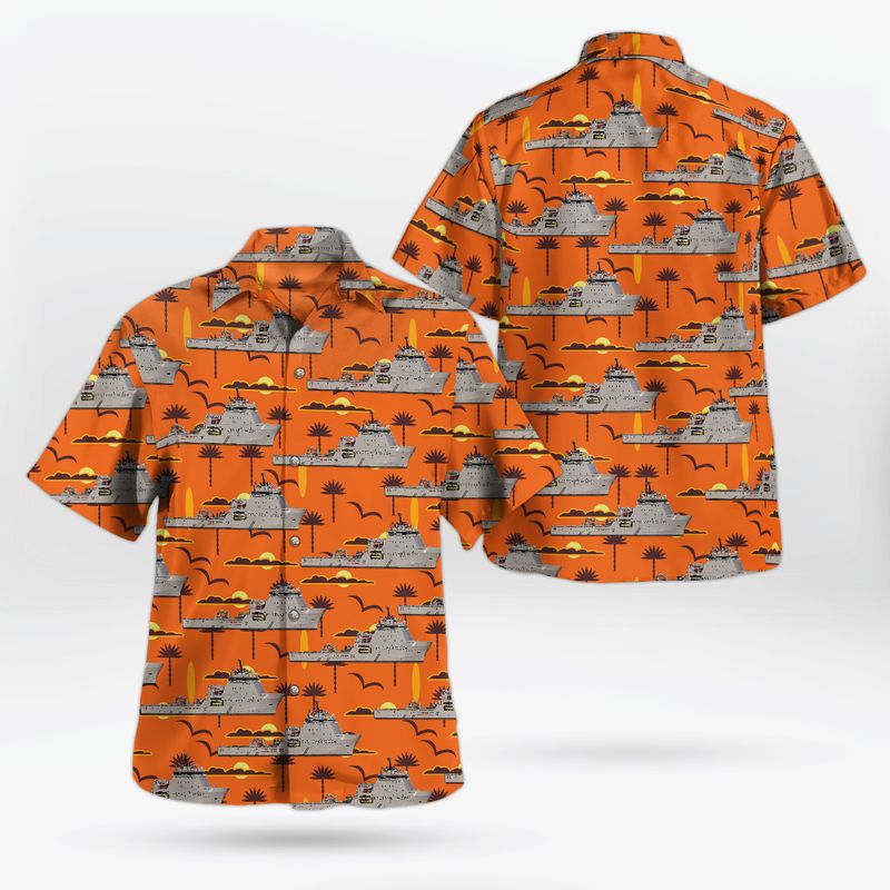 Norwegian Society for Sea Rescue Redningsselskapet Ambulance Vessel Eyr Ytterholmen Hawaiian Shirt