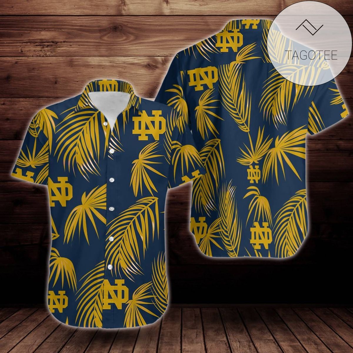 Notre Dame Fighting Irish 3d Authentic Hawaiian Shirt 2022