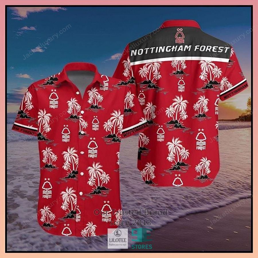 Nottingham Forest Coconut Hawaiian Shirt, Short