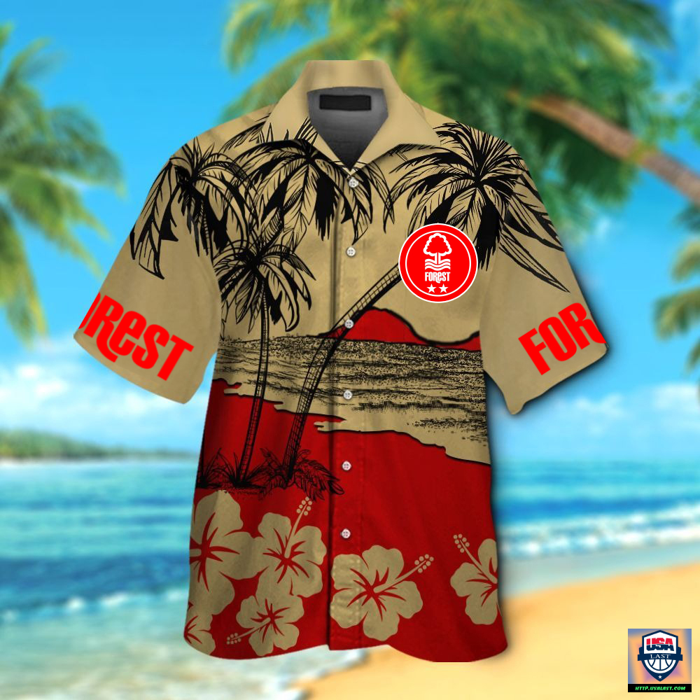 Nottingham Forest FC Custom Name Hawaiian Shirt