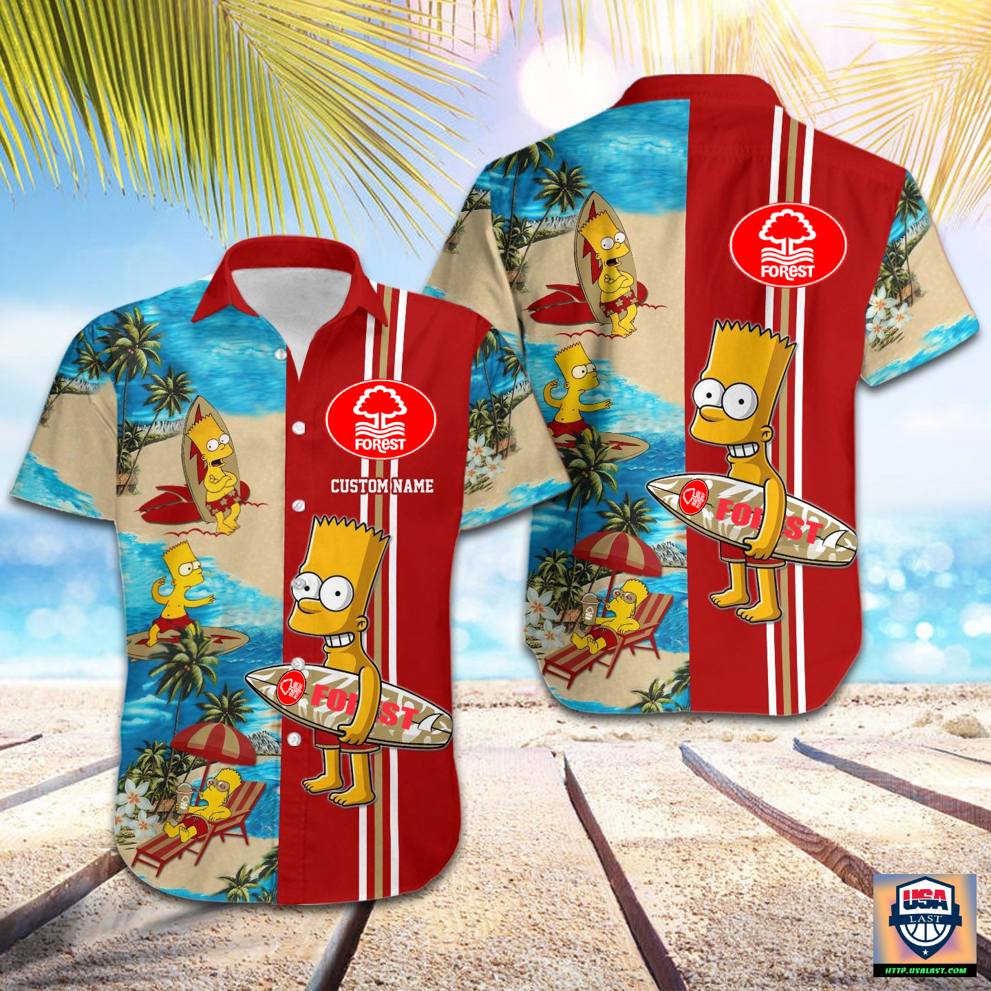 Nottingham Forest FC Turtle Hawaiian Shirt