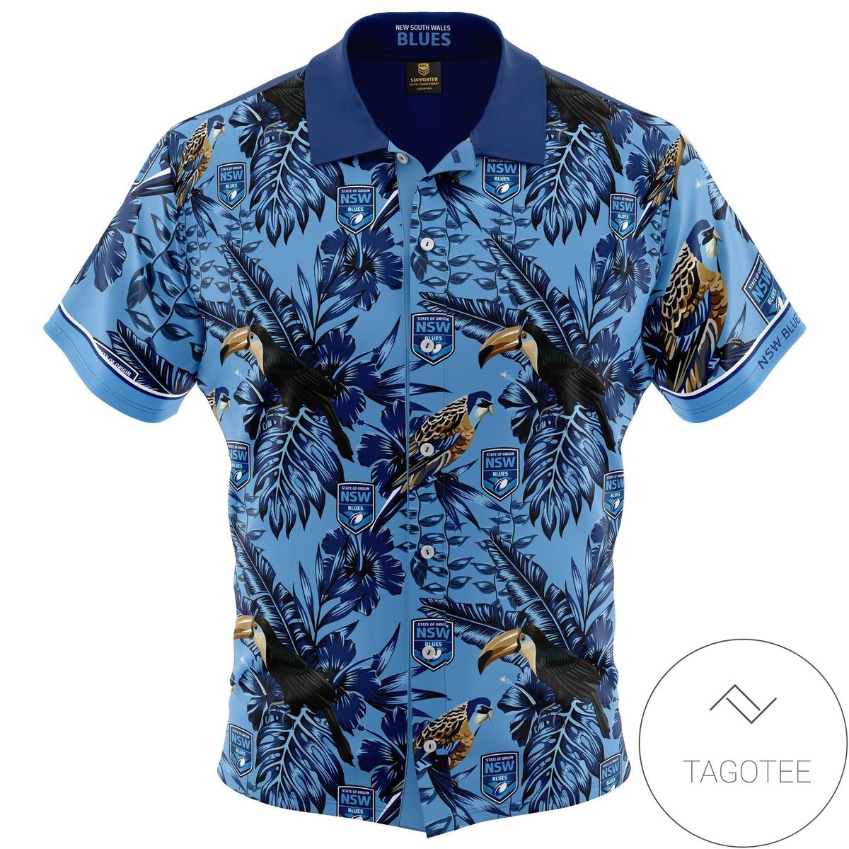 Nurse Apparel Nurse Hawaiian Button Up Shirt For Kid