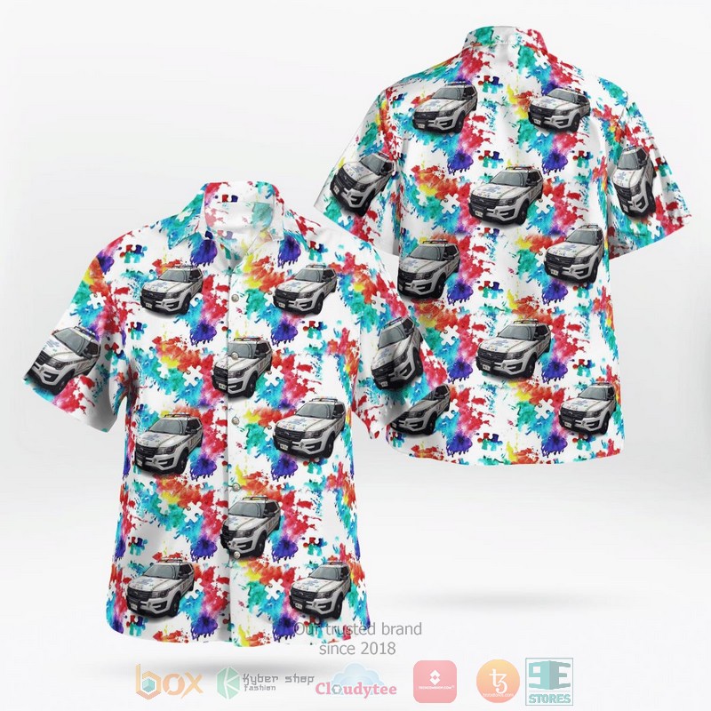 NYPD Police World Autism Awareness Day Hawaiian Shirt