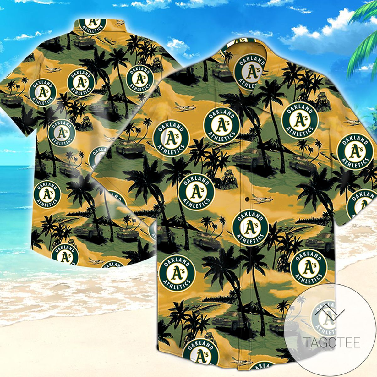 Oakland Athletics Hawaii Fit Body Shirt