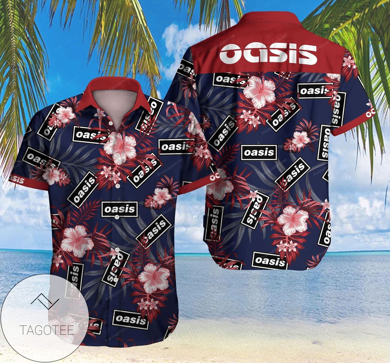 Oasis Authentic Hawaiian Shirt 2022 3d