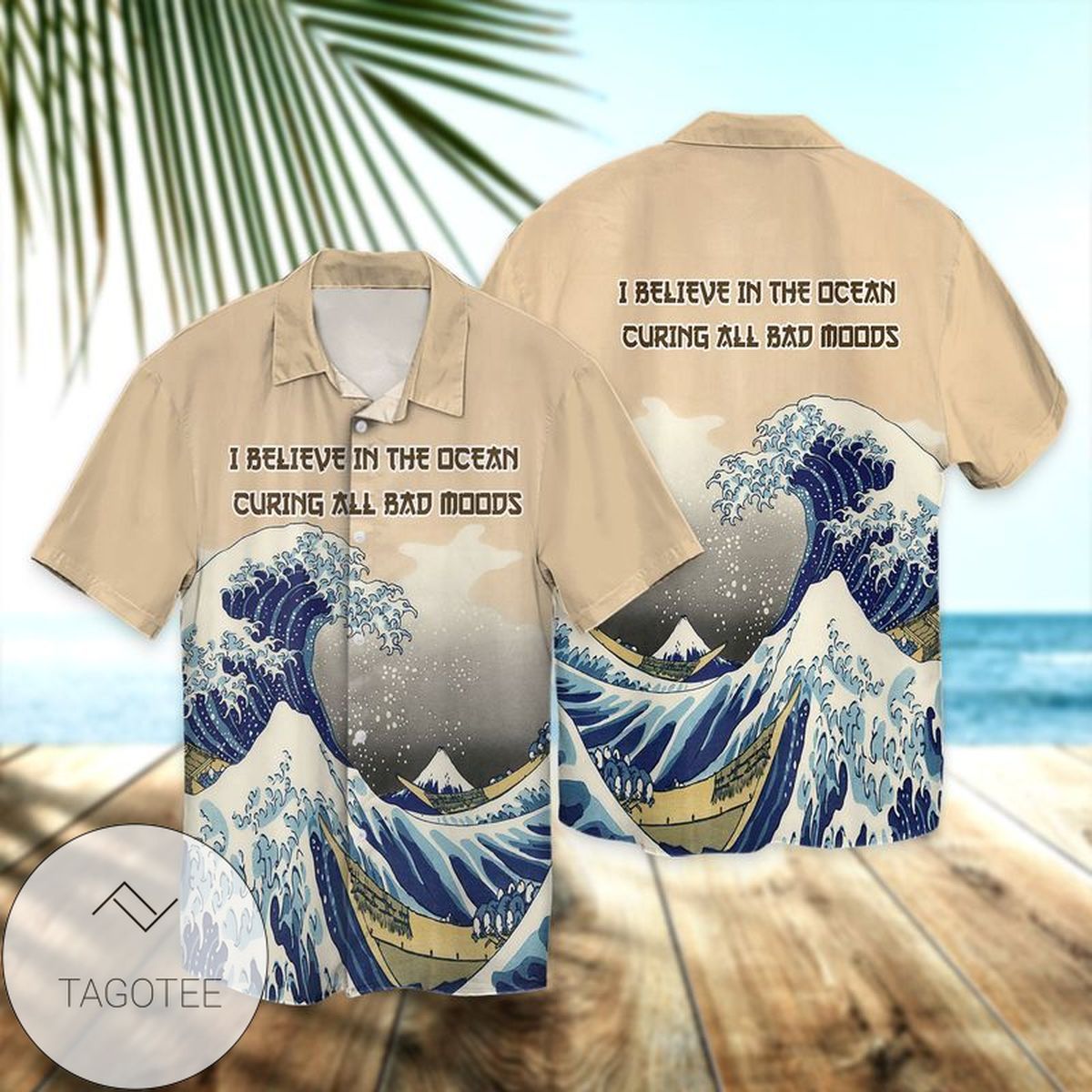 Ocean Fish Pattern Hawaiian Shirt