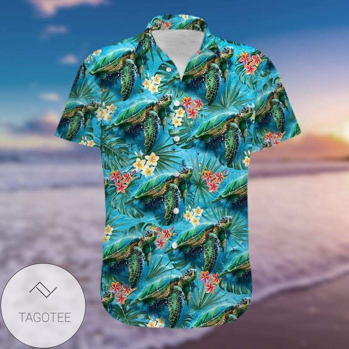 Ocean I Believe In The Ocean Curing All Bad Moods For Men And Women Graphic Print Short Sleeve Hawaiian Casual Shirt