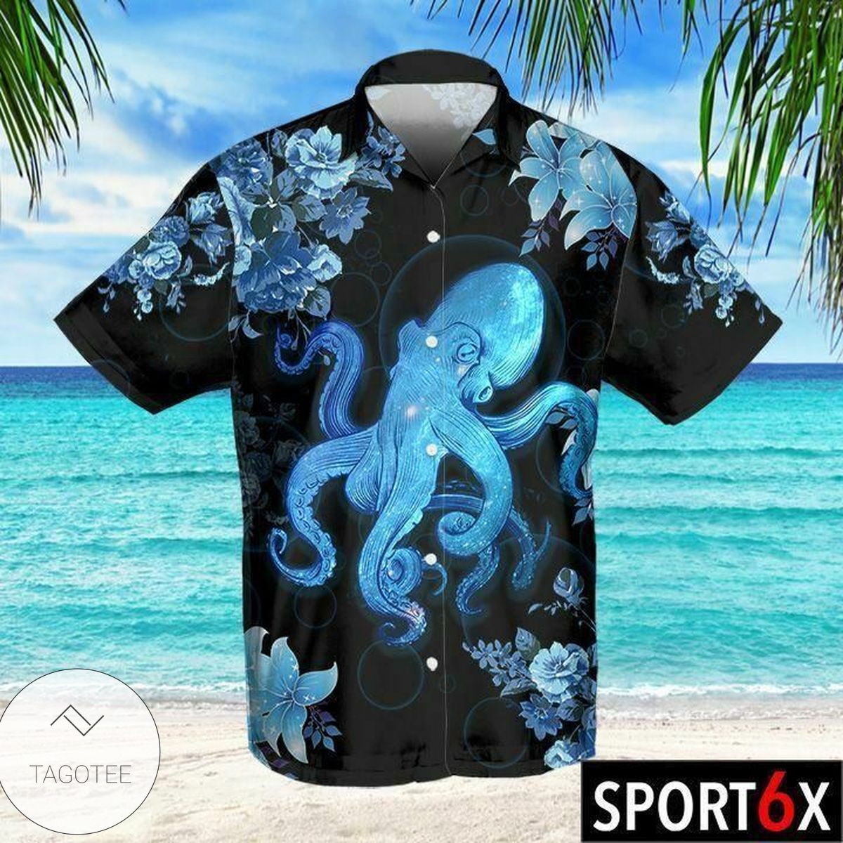 Octopus Hawaiian Shirt Mens Hawaiian Shirt For Octopus Lover