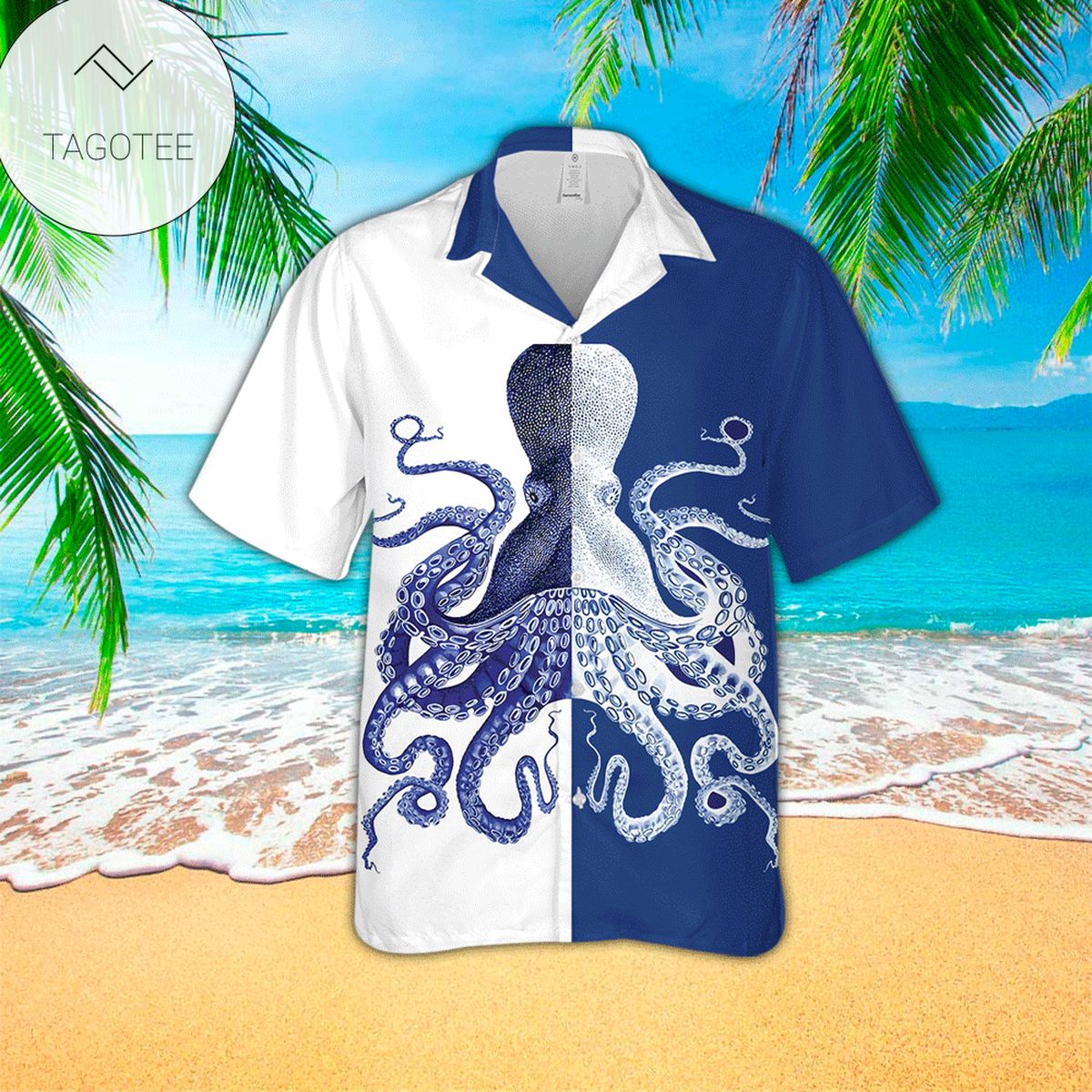 Octopus Hawaiian Shirt For Men Octopus Lover Gifts