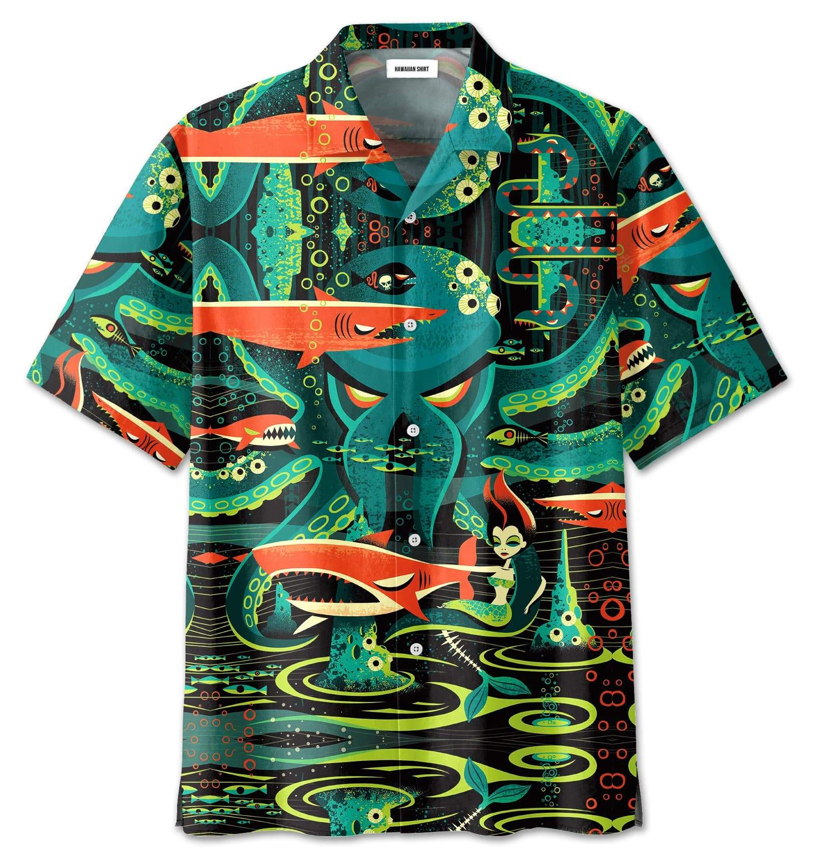 Octopus Hawaiian Shirt For Men Women