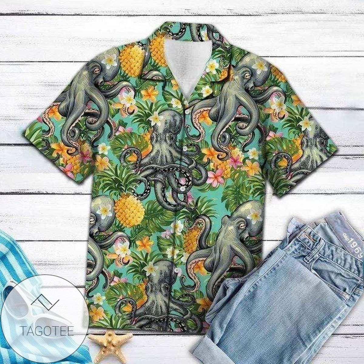 Octopus Shirt Octopus Hawaiian Shirt For Octopus Lovers