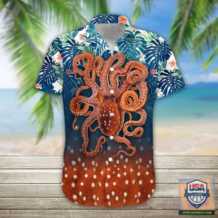 Octopus Love Rock Music Hawaiian Shirt