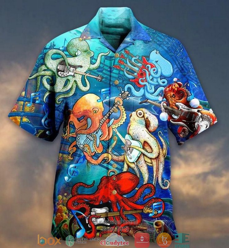 Octopus Usa Nature Hawaiian Shirt