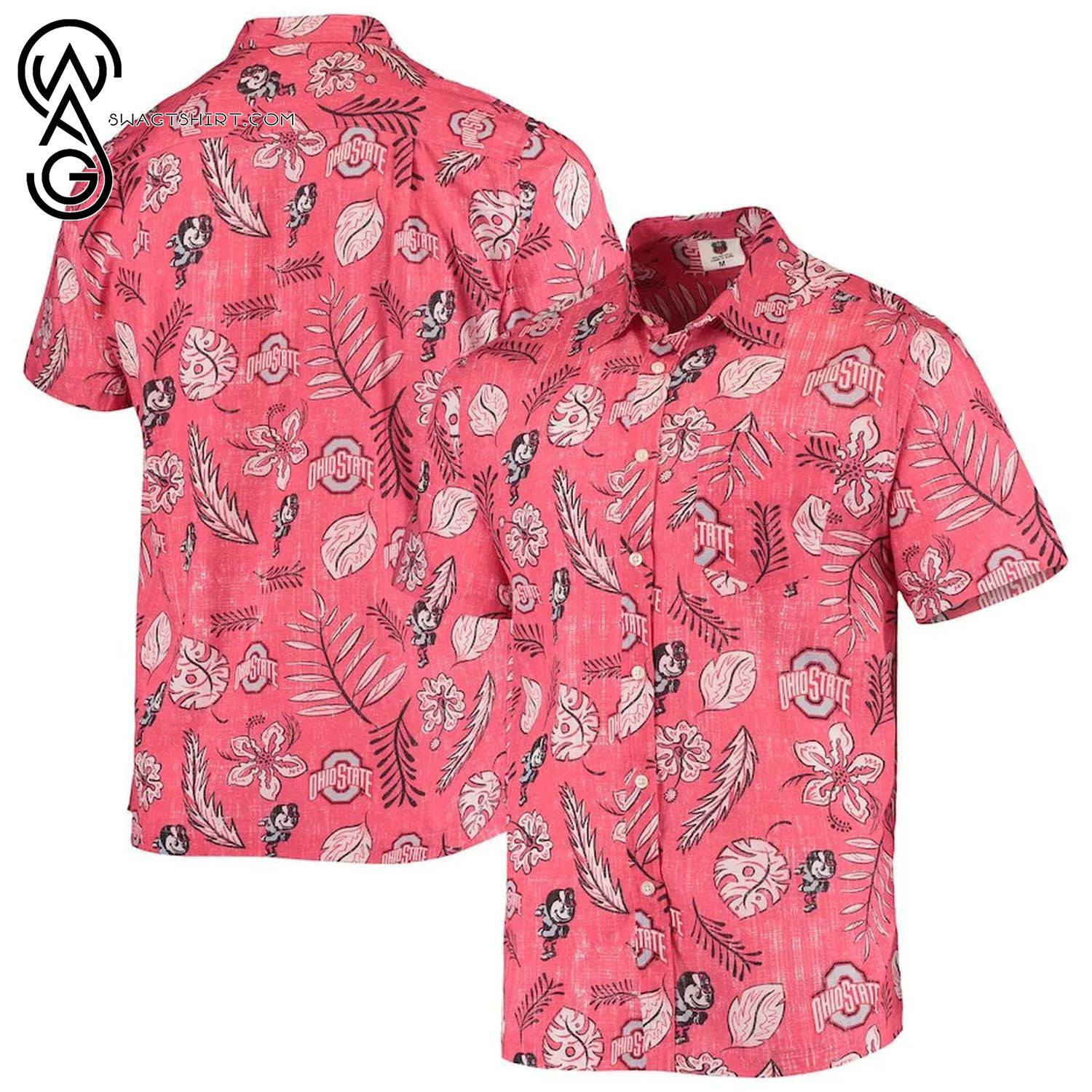 Oklahoma Sooners All Over Print Hawaiian Shirt And Beach Shorts